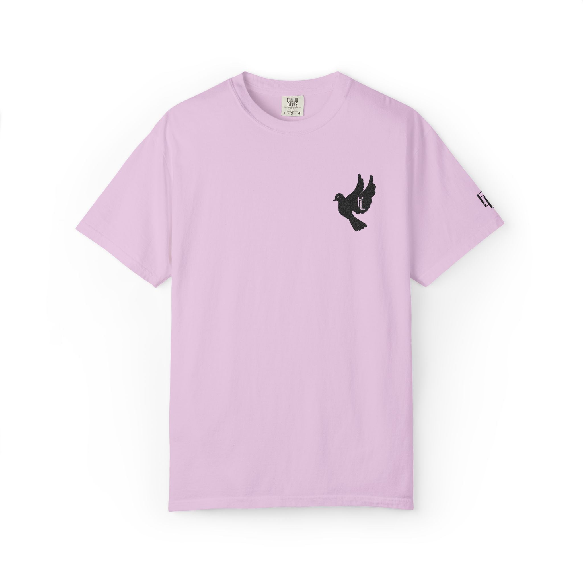 Black-F4L DOVE T-Shirts [Embroidery]
