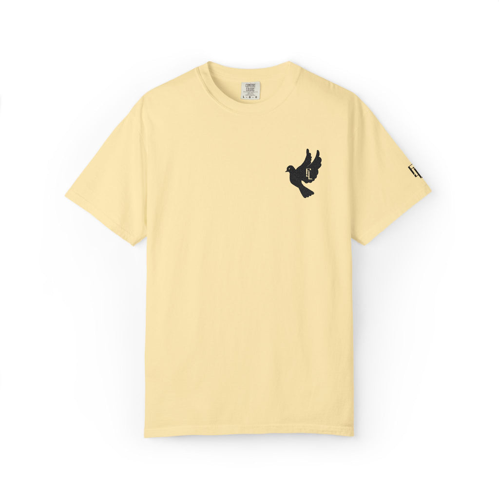 Black-F4L DOVE T-Shirts [Embroidery]