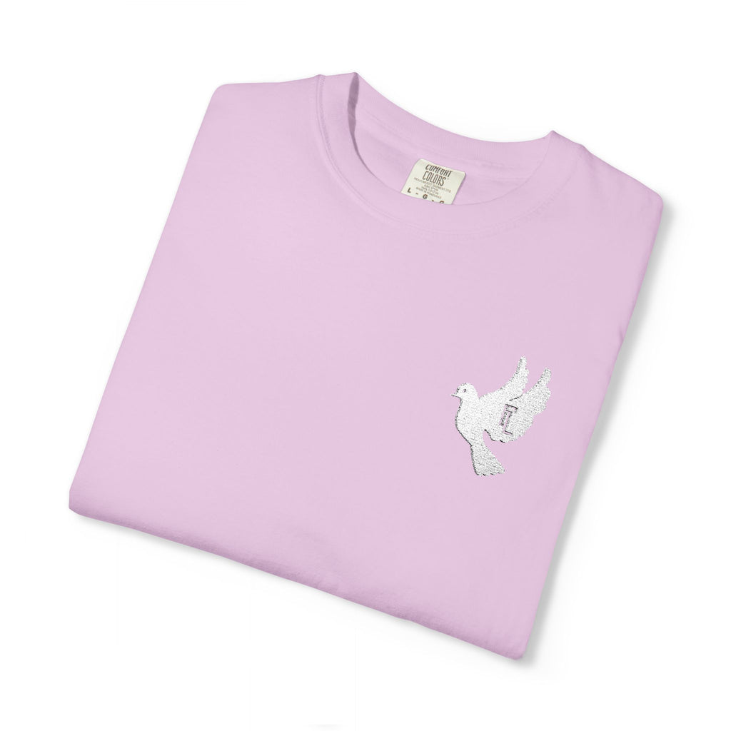 White-F4L DOVE T-Shirts [Embroidery]
