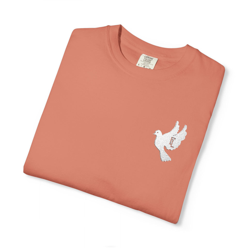 White-F4L DOVE T-Shirts [Embroidery]