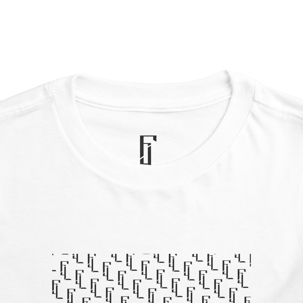 Black-F4L Toddler Short Sleeve Tee