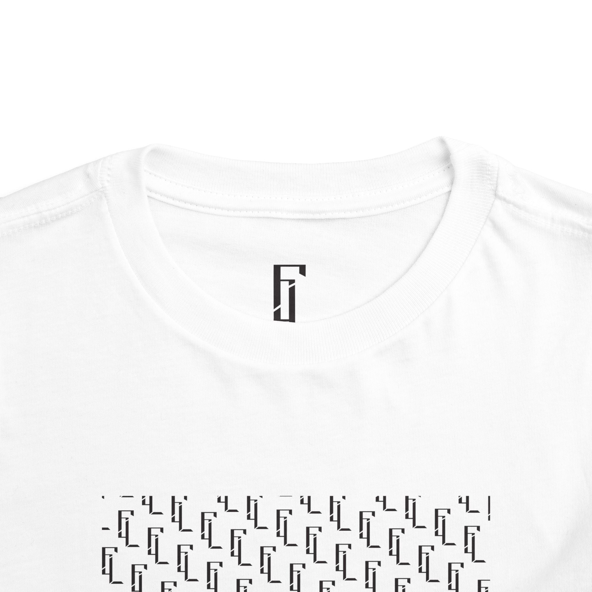 Black-F4L Toddler Short Sleeve Tee