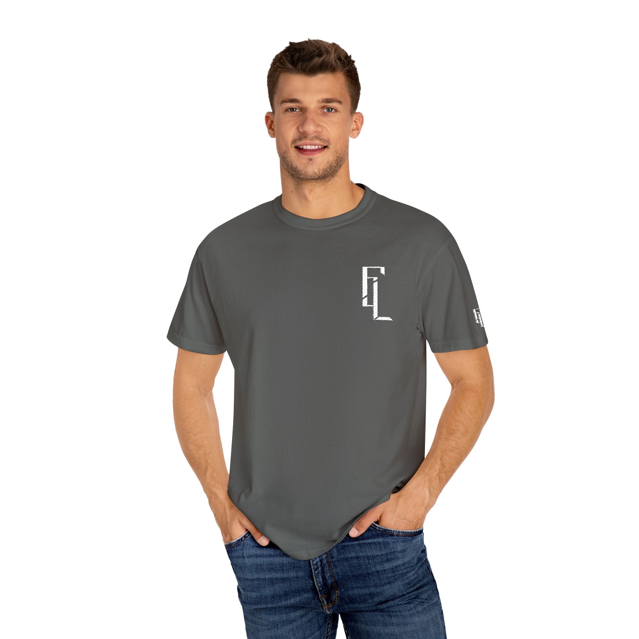 White-F4L T-Shirts [Embroidery]