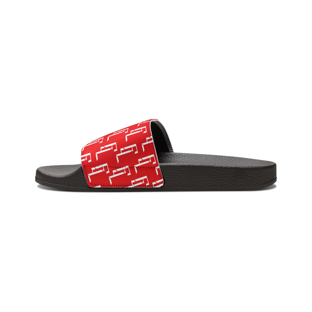 Red F4L Men's Removable-Strap Sandals
