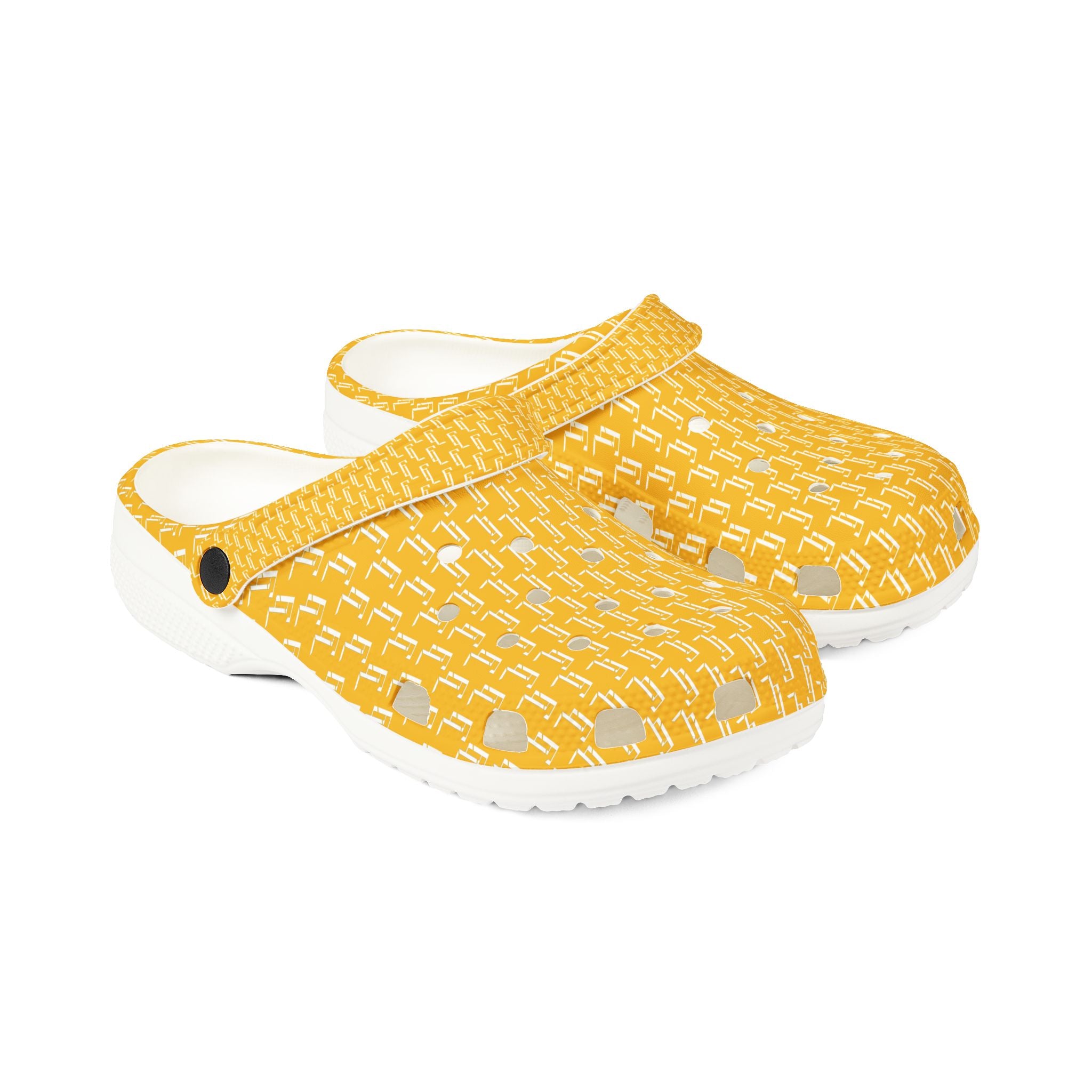 W Yellow F4L EVA Adult's Foam Clogs