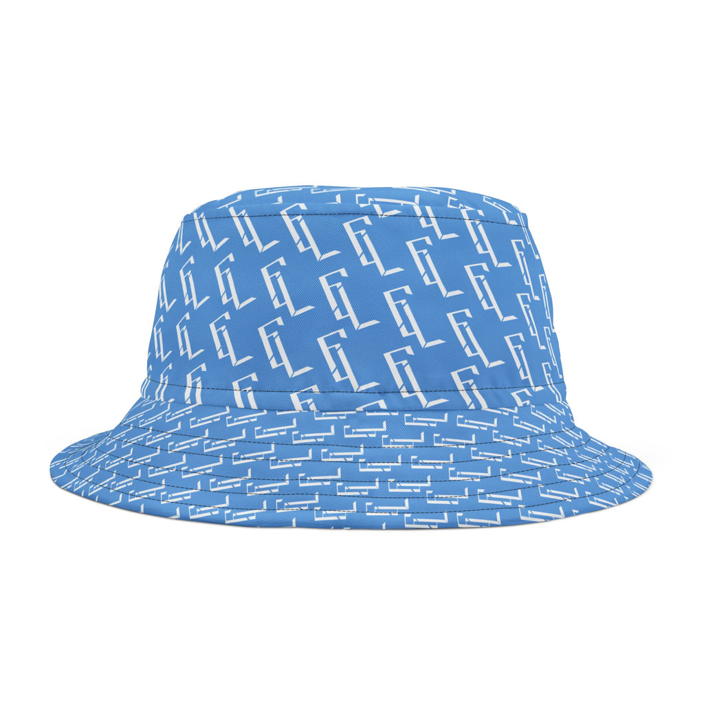 Light Blue White-F4L Bucket Hat