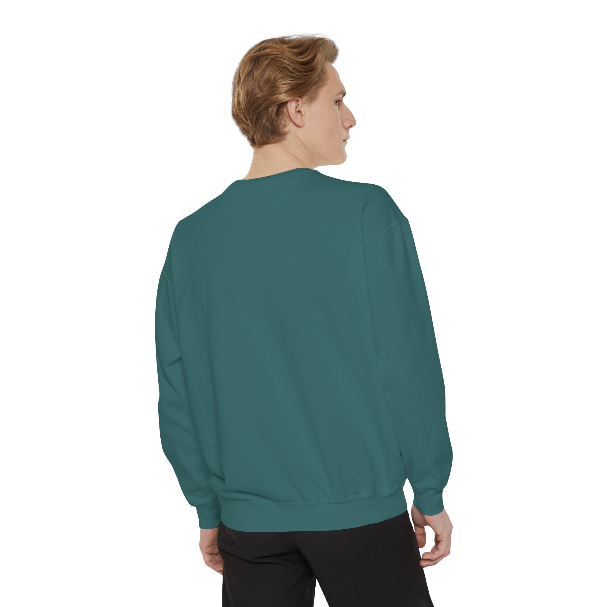 Black-F4L DOVE Garment-Dyed Sweaters [Embroidery]