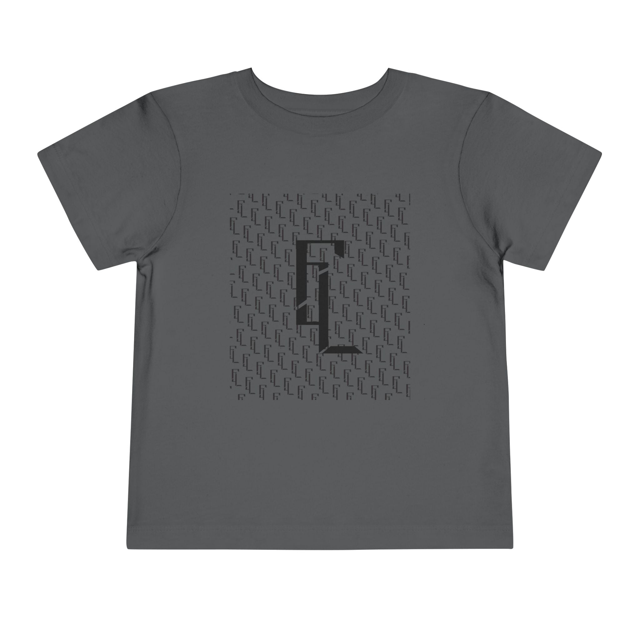 Black-F4L Toddler Short Sleeve Tee