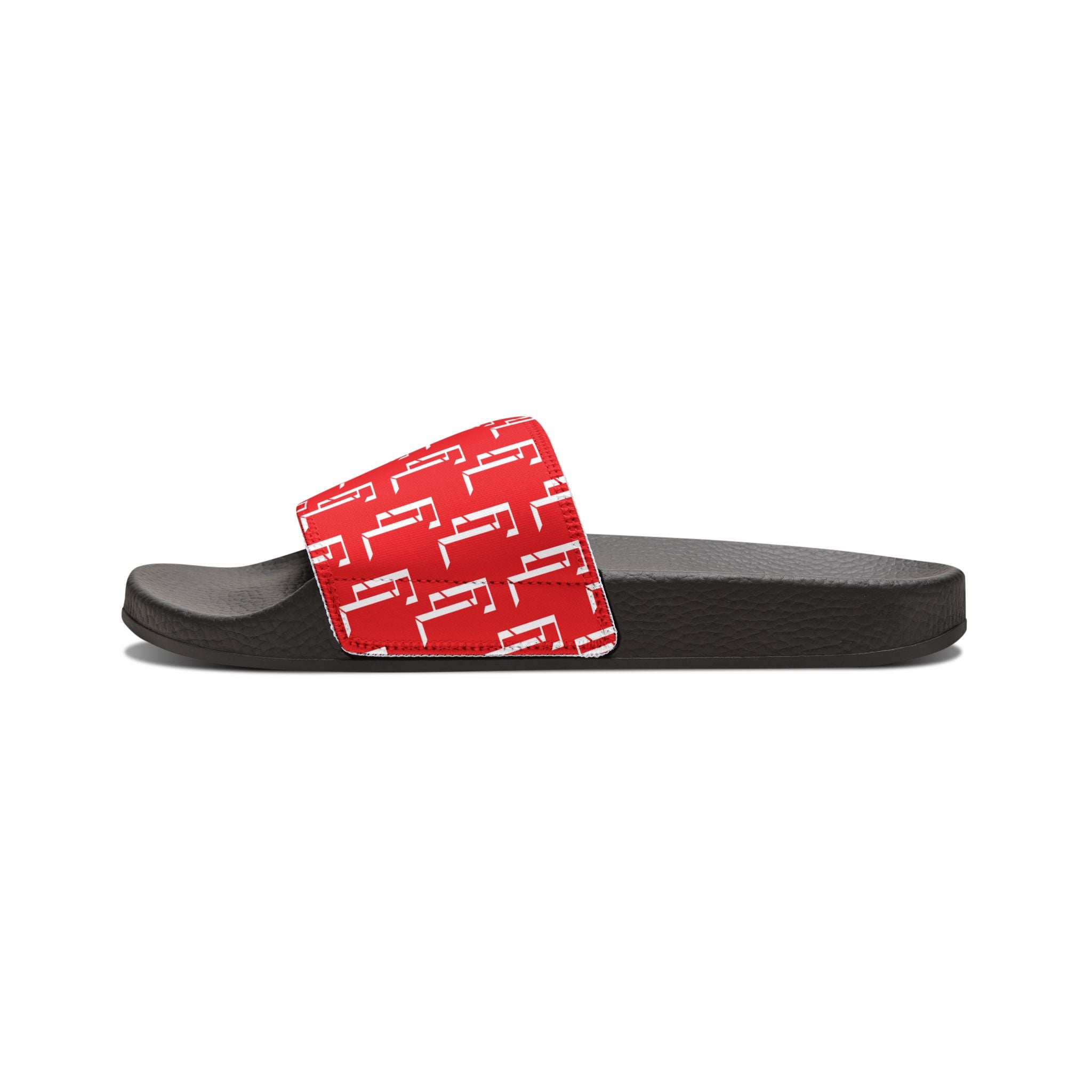 Red F4L Men's Removable-Strap Sandals