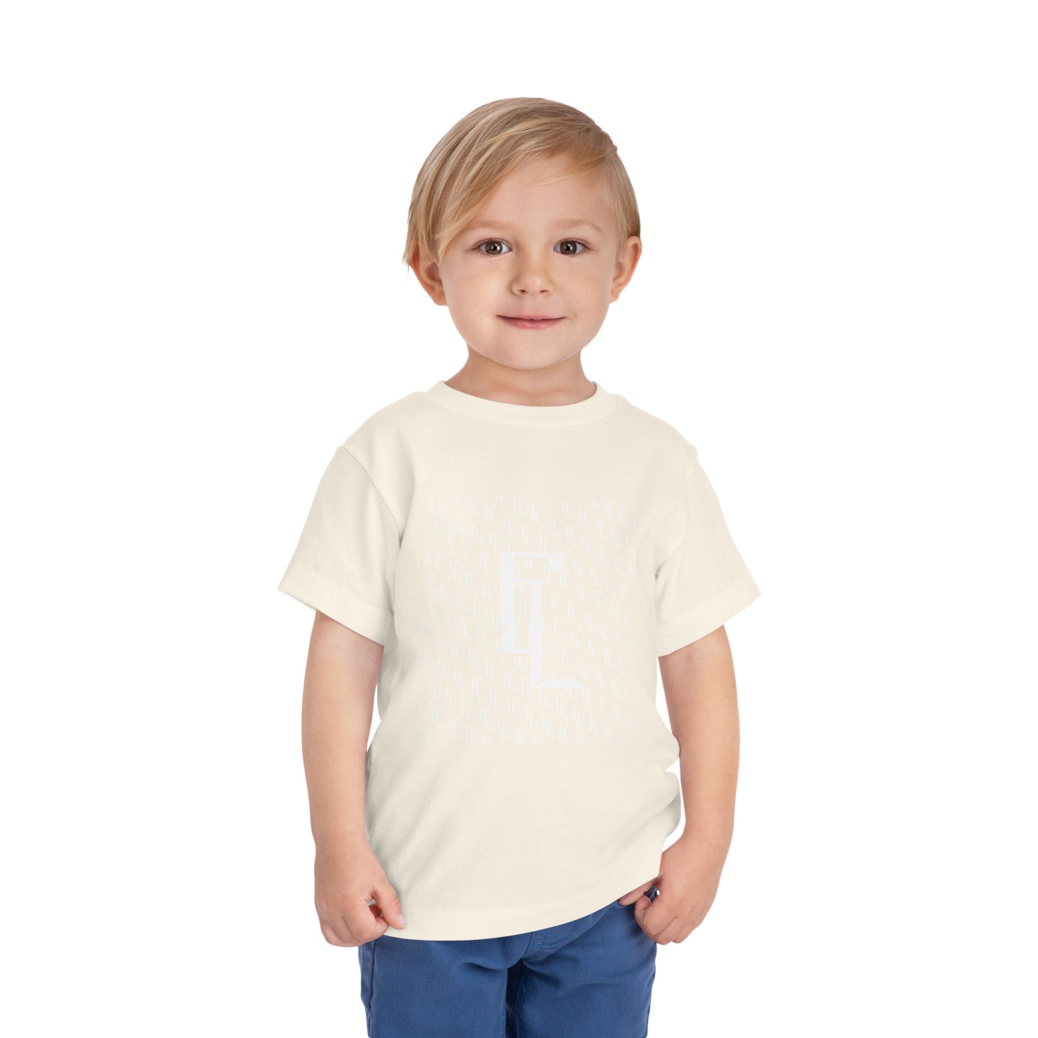 White-F4L Toddler Short Sleeve Tee