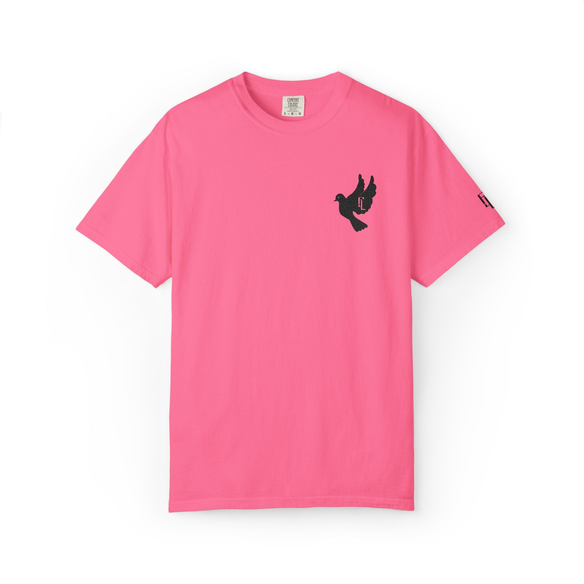 Black-F4L DOVE T-Shirts [Embroidery]