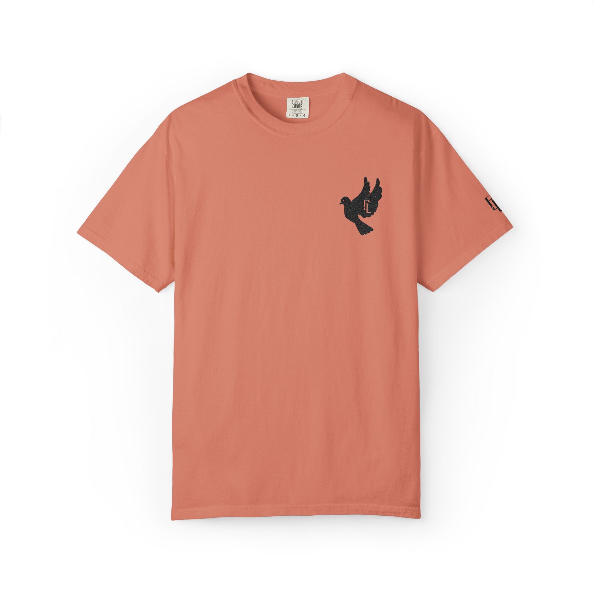 Black-F4L DOVE T-Shirts [Embroidery]