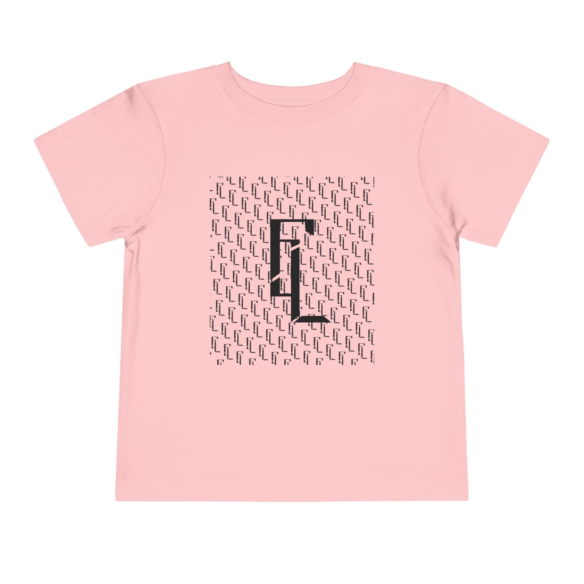 Black-F4L Toddler Short Sleeve Tee