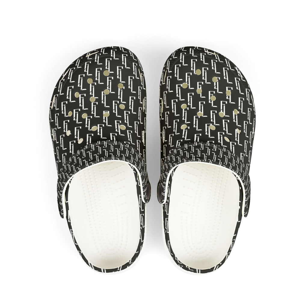 Black F4L Kid's EVA Foam Clogs