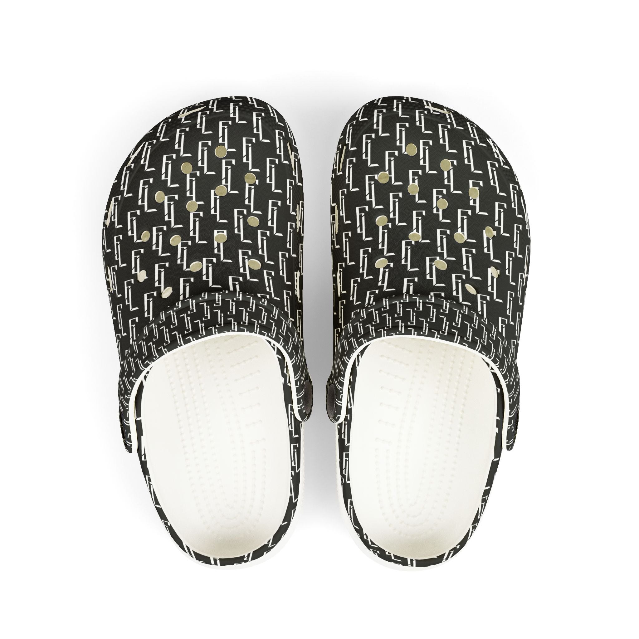 Black F4L Kid's EVA Foam Clogs