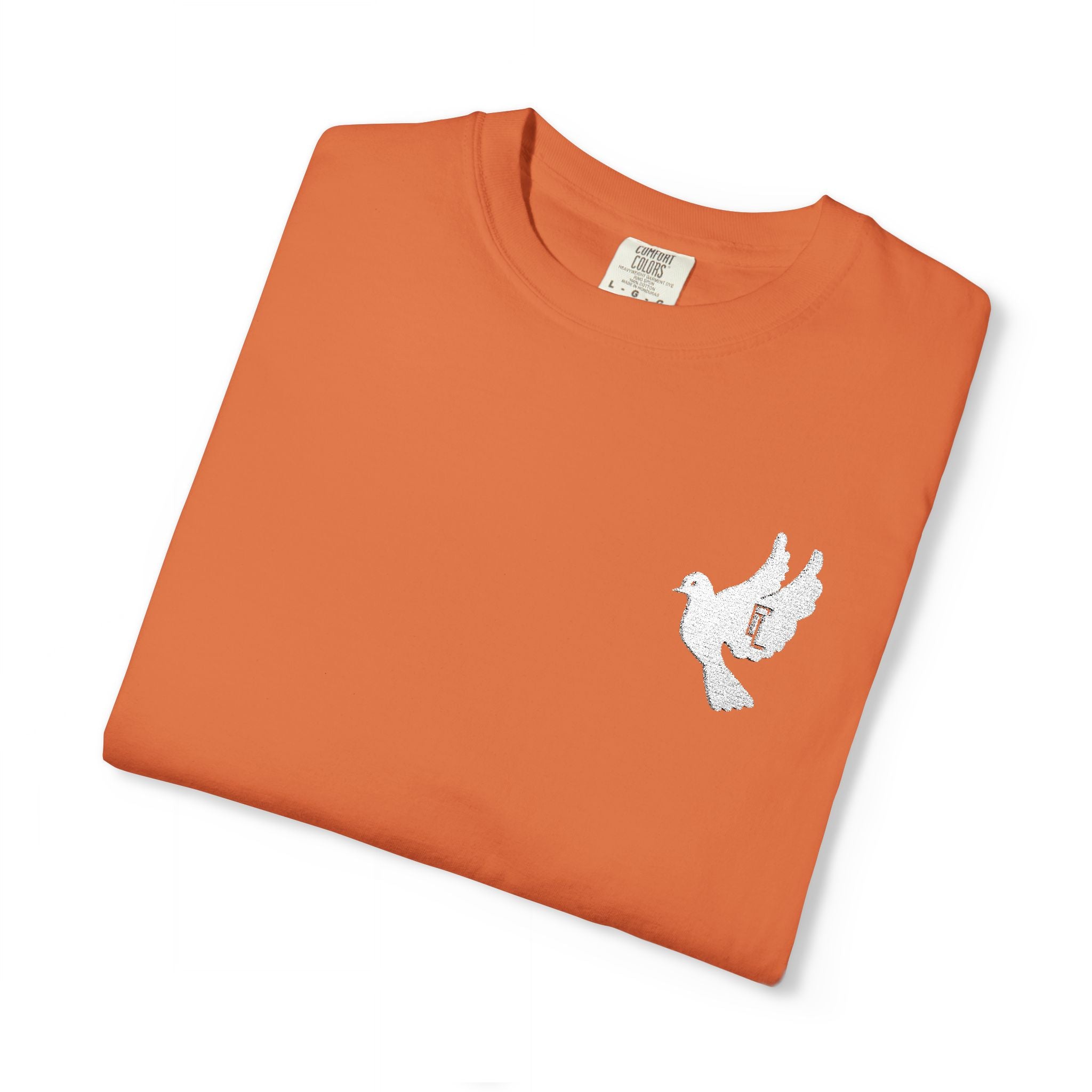 White-F4L DOVE T-Shirts [Embroidery]