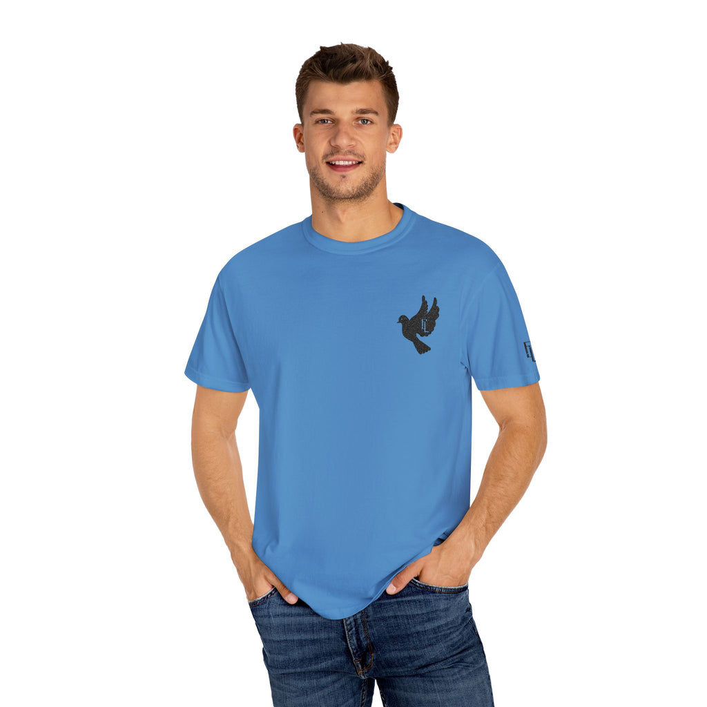 Black-F4L DOVE T-Shirts [Embroidery]