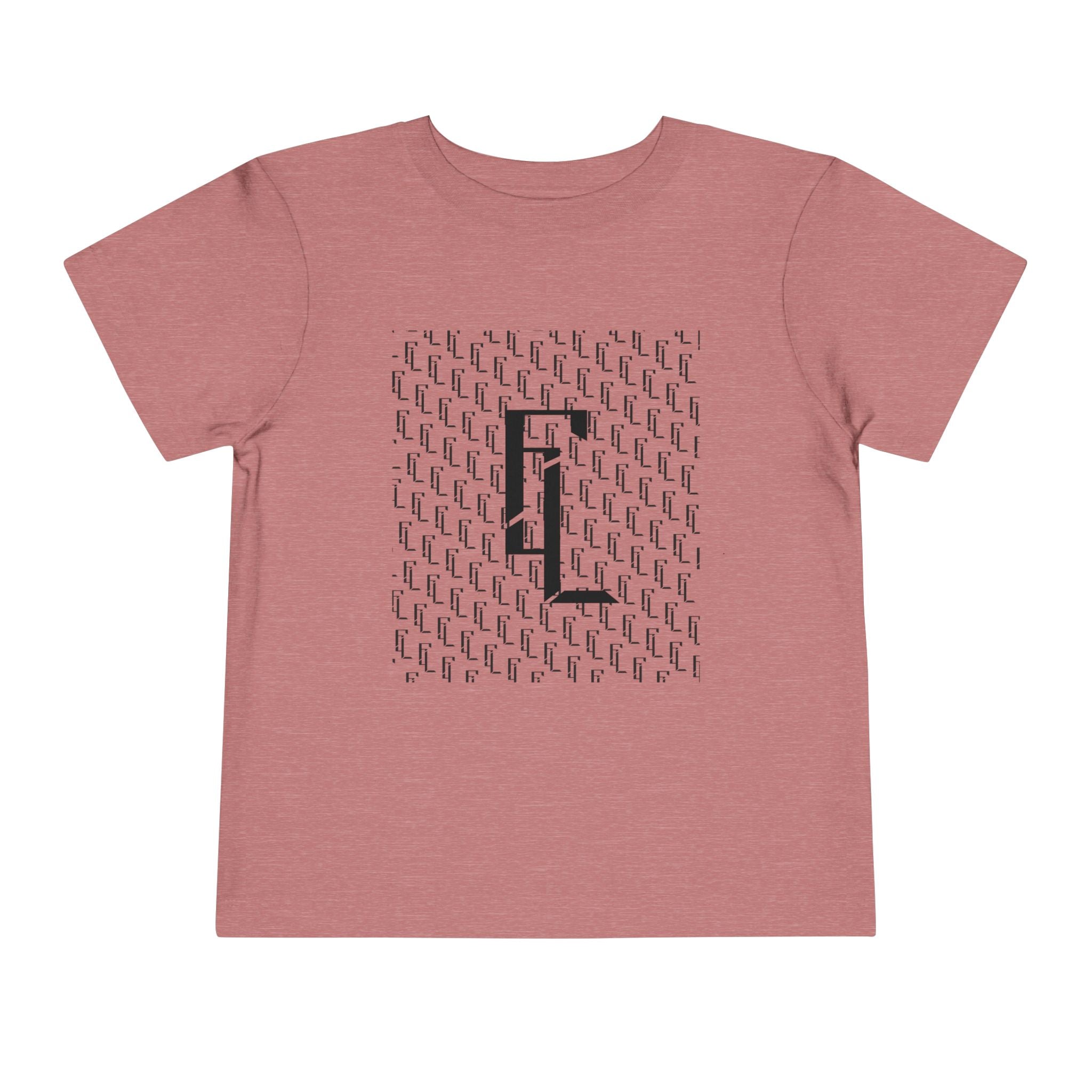 Black-F4L Toddler Short Sleeve Tee