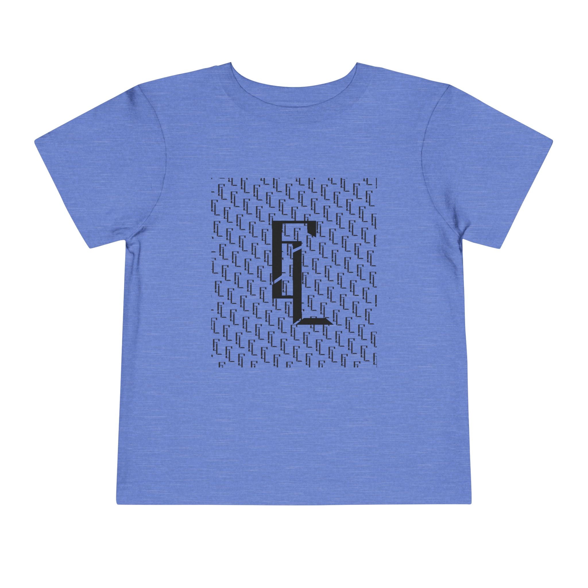 Black-F4L Toddler Short Sleeve Tee