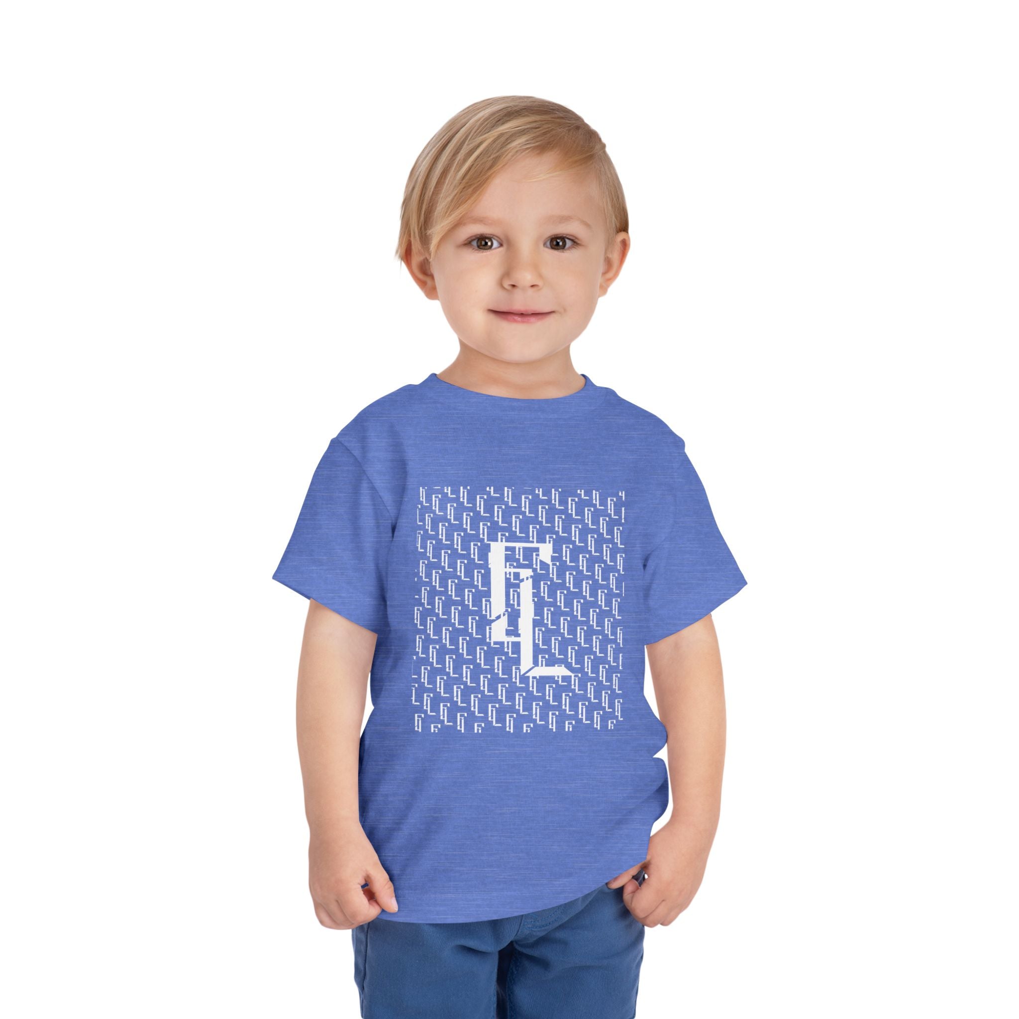 White-F4L Toddler Short Sleeve Tee