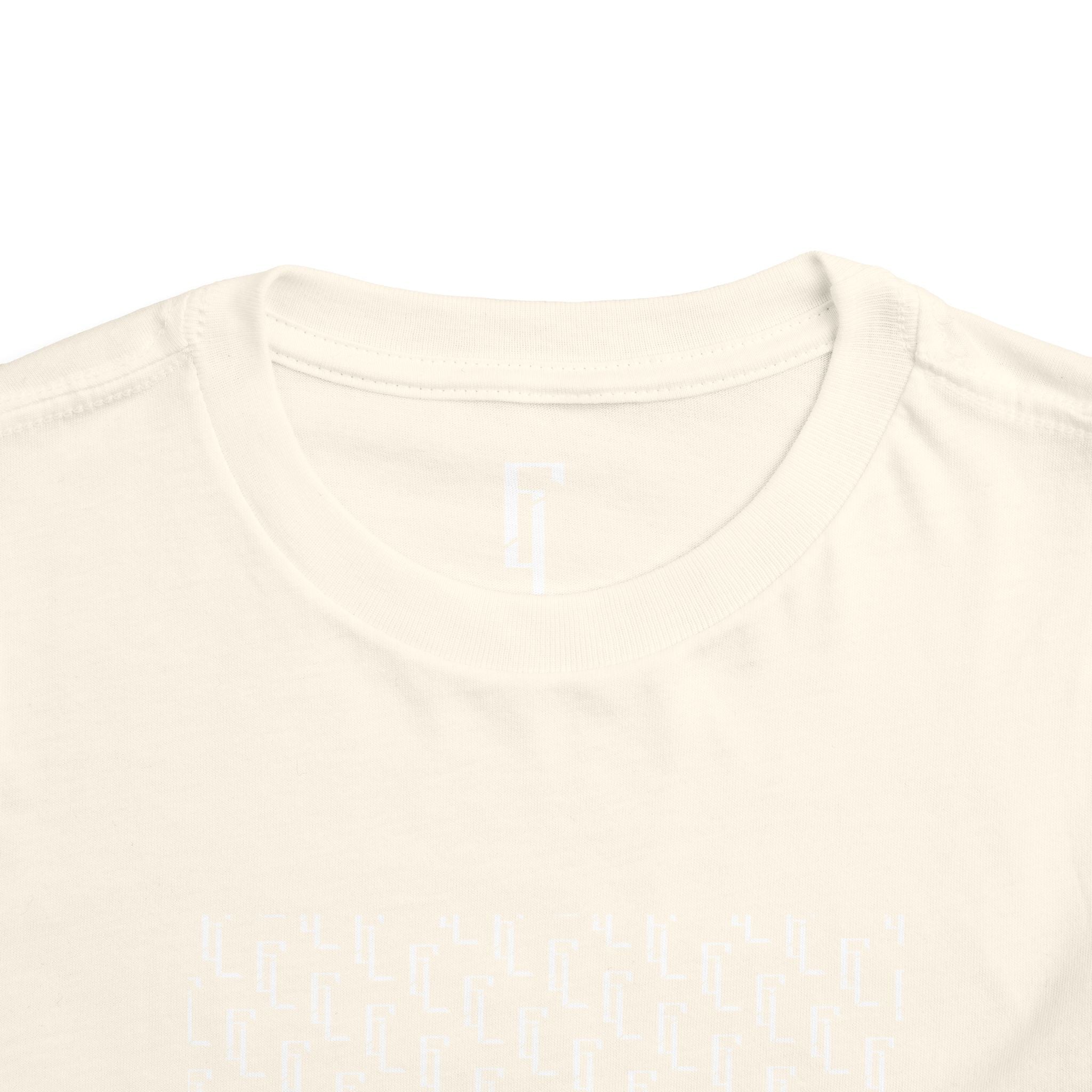 White-F4L Toddler Short Sleeve Tee