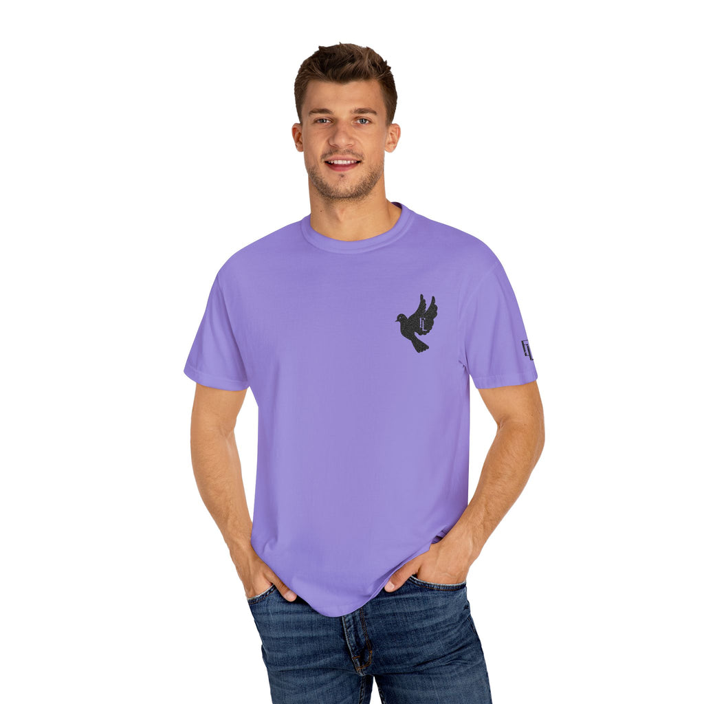 Black-F4L DOVE T-Shirts [Embroidery]