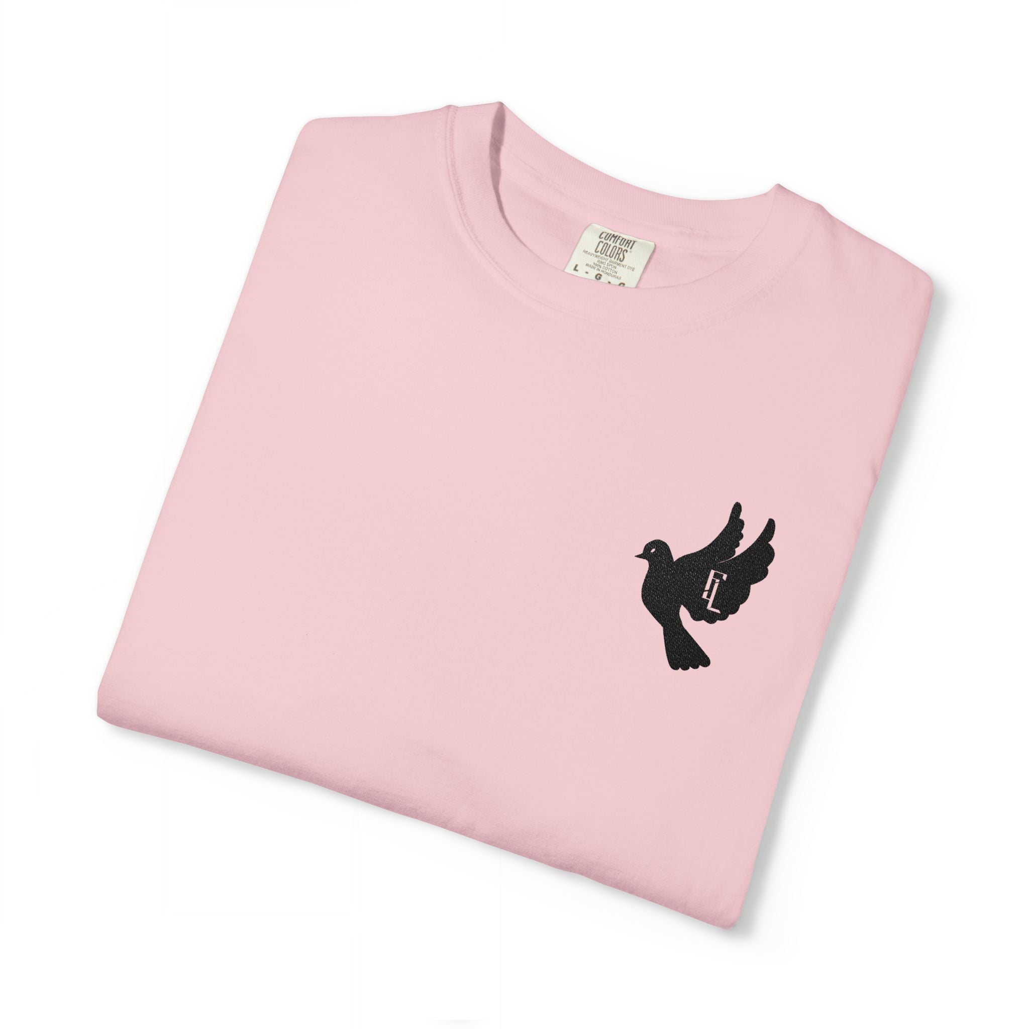 Black-F4L DOVE T-Shirts [Embroidery]
