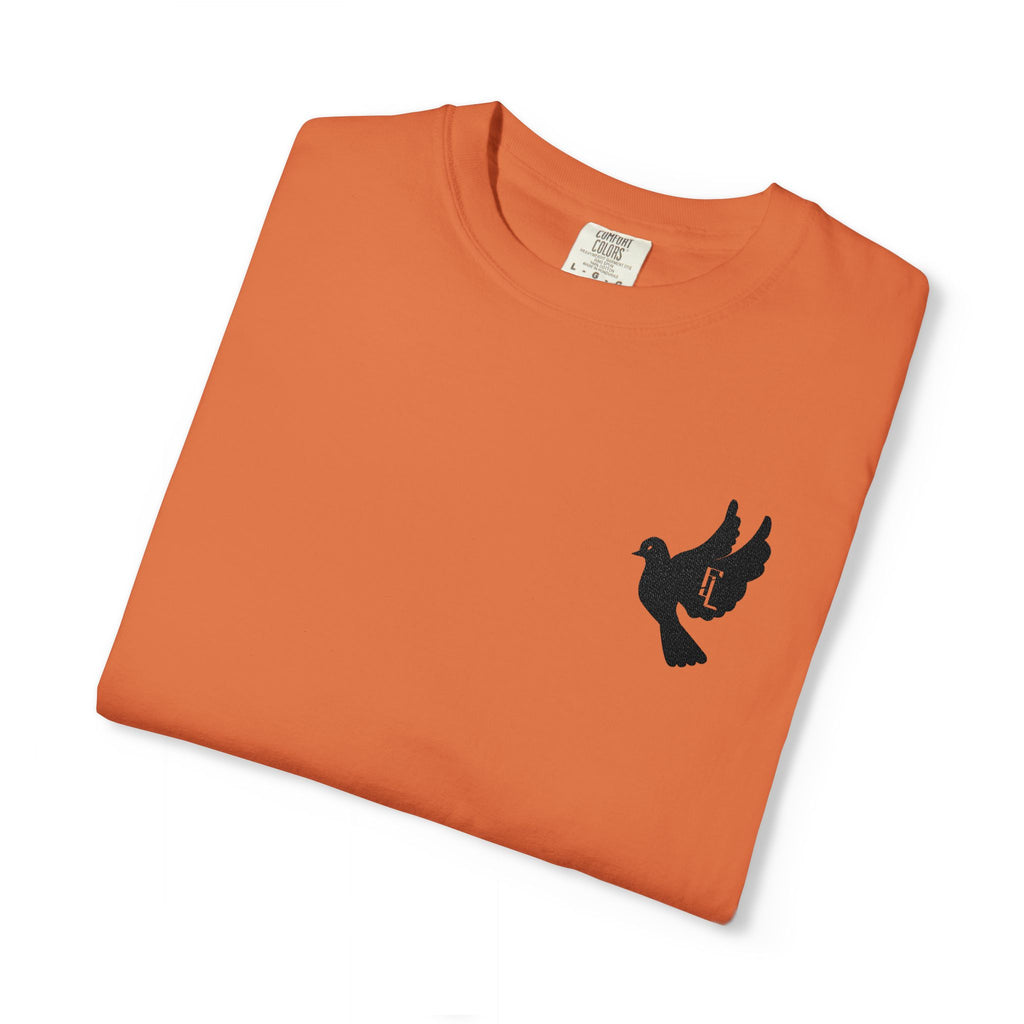 Black-F4L DOVE T-Shirts [Embroidery]