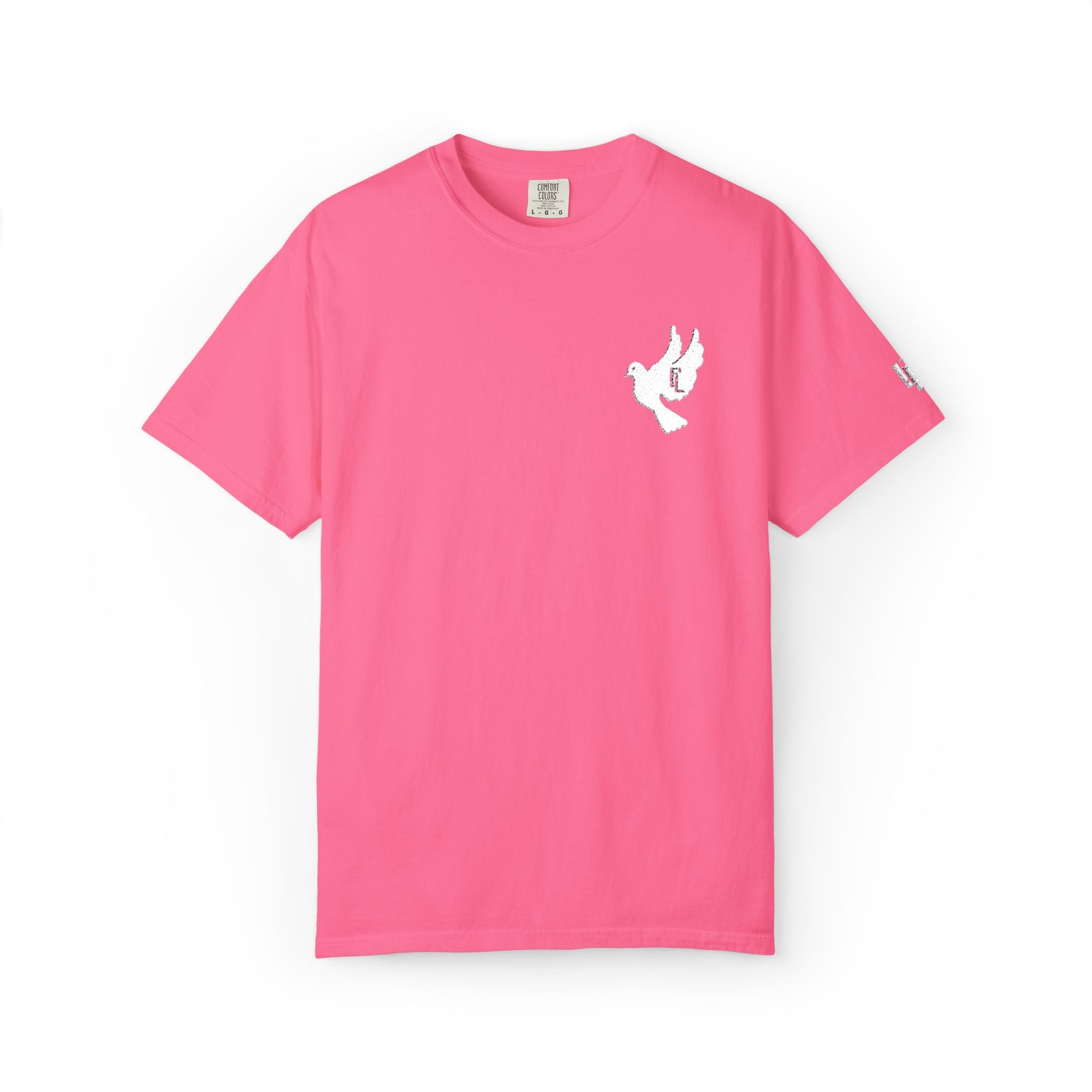 White-F4L DOVE T-Shirts [Embroidery]