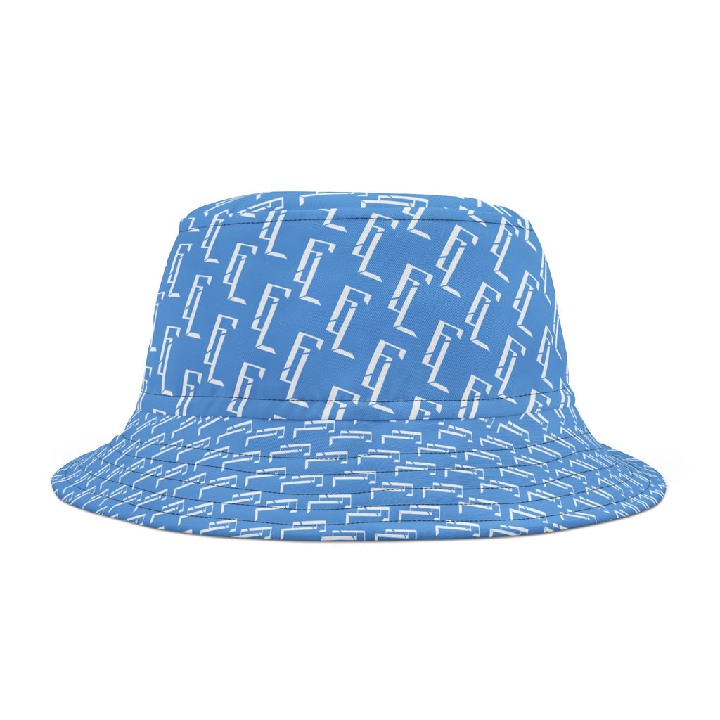 Light Blue White-F4L Bucket Hat