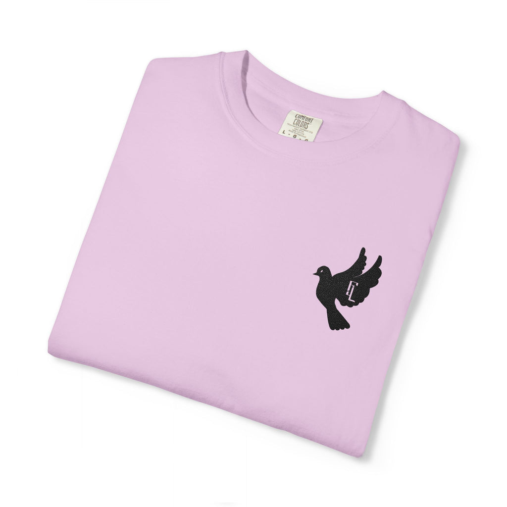 Black-F4L DOVE T-Shirts [Embroidery]
