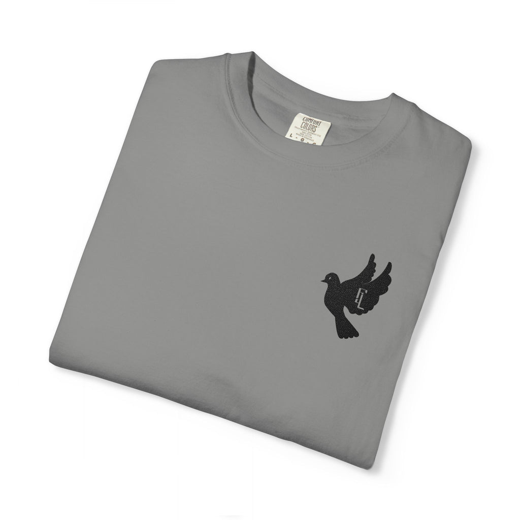 Black-F4L DOVE T-Shirts [Embroidery]