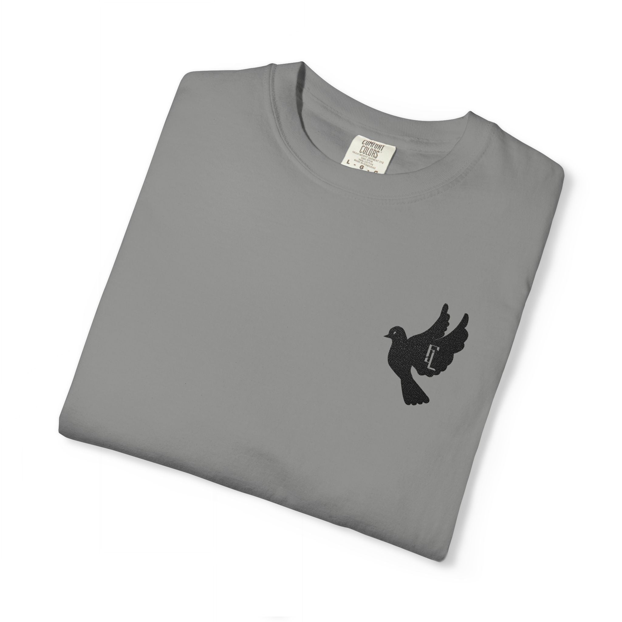 Black-F4L DOVE T-Shirts [Embroidery]