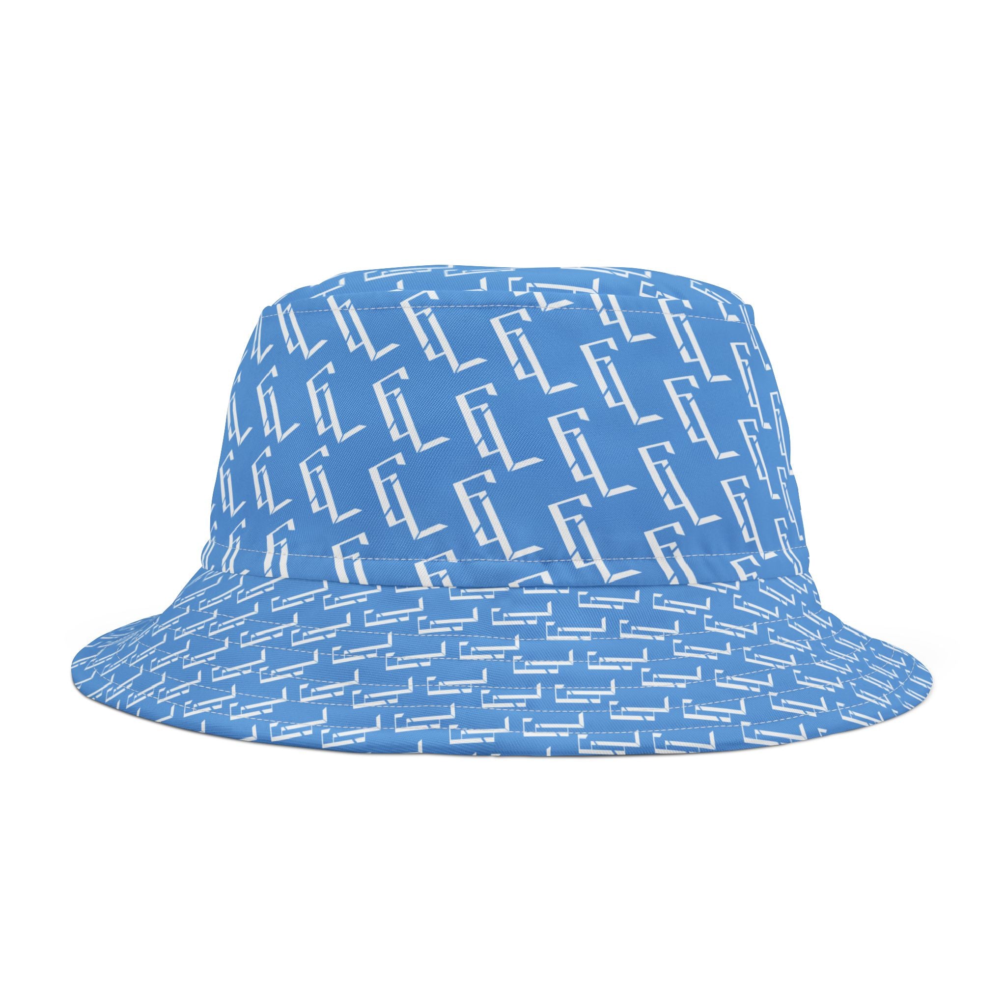 Light Blue White-F4L Bucket Hat